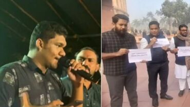 തദ്ദേശ തിരഞ്ഞെടുപ്പിൽ വൈറലായ ‘പോറ്റിയേ കേറ്റിയേ’ പാരഡി ഗാനത്തിനെതിരെ കേസ്; ഗാനരചയിതാവ് ഉൾപ്പെടെ നാല് പ്രതികൾ