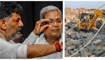 കർണാടകയിലെ ‘ബുൾഡോസർ രാജ്’, വിമർശനം കനത്തതോടെ ഇടപെട്ട് എഐസിസി, സർക്കാരിനോട് വിശദീകരണം തേടി ഹൈക്കമാൻ; ഭവനരഹിതരായവർക്ക് ഫ്ലാറ്റ് നൽകാൻ സർക്കാർ
