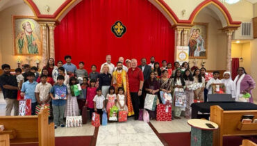 സെന്റ് പീറ്റേഴ്സ് മലങ്കര കത്തോലിക്കാ പള്ളിയും എക്സ്ചേഞ്ച് ക്ലബ്ബും കൈകോർക്കുന്നു; കുട്ടികൾക്കായി സ്നേഹസമ്മാനങ്ങൾ കൈമാറി