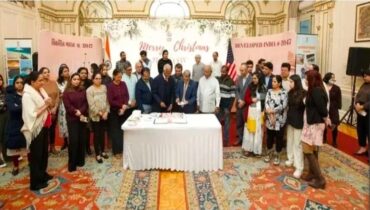 ന്യൂയോർക്ക് ഇന്ത്യൻ കോൺസുലേറ്റിൽ ക്രിസ്‌മസ് ആഘോഷത്തിന്  പങ്കുചേർന്ന്  ക്രിസ്‌ത്യൻഫോറം  ഭാരവാഹികൾ