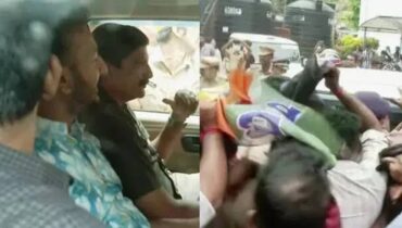 വൻ പ്രതിഷേധം; വൈദ്യപരിശോധനയ്ക്കായി പത്തനംതിട്ട ജനറല്‍ ആശുപത്രിയിലെത്തിച്ച രാഹുലിനെ പുറത്തിറക്കാനാകാതെ പൊലീസ്, പൊതിച്ചോറുമായി ഡിവൈഎഫ്‌ഐ