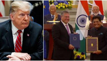 താരിഫ് ഭീഷണികൾക്കിടയിലെ ഇന്ത്യ-യൂറോപ്യൻ യൂണിയൻ വ്യാപാര കരാറിൽ ട്രംപ് ഭരണകൂടത്തിന് ആശങ്ക; അതൃപ്തി പരസ്യമാക്കി അമേരിക്ക, ഉരുളയ്ക്ക് ഉപ്പേരി പോലെ സംയുക്ത പ്രസ്താവന