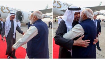 ‘ഇന്ത്യ-യുഎഇ സൗഹൃദത്തിന് പുതിയ കരുത്ത്’, യുഎഇ പ്രസിഡന്‍റ് ഇന്ത്യയിൽ, നേരിട്ടെത്തി സ്വീകരിച്ച് പ്രധാനമന്ത്രി; ട്രംപിന്‍റെ ‘ബോർഡ് ഓഫ് പീസി’ലക്കം നിർണായക ചർച്ച