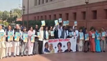 എപ്സ്റ്റീന്‍ ഫയല്‍സ് ; ഹര്‍ദീപ് സിങ് പുരിയുടെ രാജി ആവശ്യപ്പെട്ട് പാര്‍ലമെന്റില്‍ പ്രതിപക്ഷ പ്രതിഷേധം