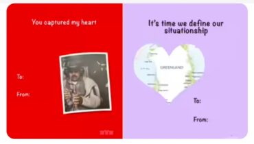 ‘നീ എന്റെ ഹൃദയം കീഴടക്കി’നിക്കോളാസ് മഡുറോ, ഗ്രീൻലാൻഡ് തുടങ്ങിയ ചിത്രങ്ങൾ ഉൾപ്പെടുത്തി  വാലന്റൈൻസ് ഡേ കാർഡുകൾ പുറത്തിറക്കി  വൈറ്റ്ഹൗസ്