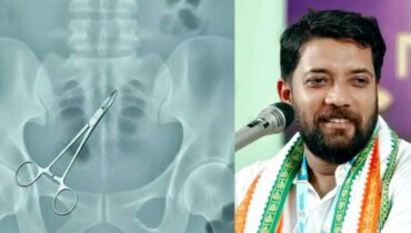 ആരോഗ്യ വകുപ്പിൻ്റെ ചിഹ്നം, അരിവാൾ കത്രിക നക്ഷത്രം’; ചിത്രവുമായി ഷാഫി പറമ്പിൽ