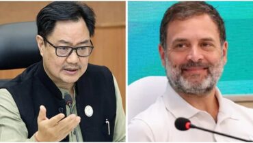 ‘രാജ്യതാൽപ്പര്യത്തേക്കാൾ ചൈനീസ് പ്രചാരണങ്ങൾക്ക് പ്രാധാന്യം നൽകുന്നു’, രാഷ്ട്രീയ ലാഭത്തിനായി രാഹുൽ ഗാന്ധി നുണകൾ പ്രചരിപ്പിക്കുന്നുവെന്നും കിരൺ റിജിജു