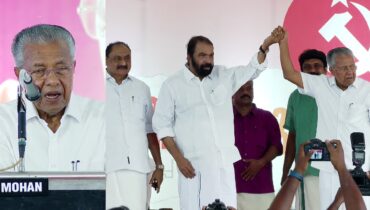 പഴയ യുഡിഎഫ് സ്ഥാനാർത്ഥി വേദിയിൽ, ബിജെപി ‘നേമം’ അക്കൗണ്ട് തുറക്കാൻ കാരണം കോൺഗ്രസെന്ന് മുഖ്യമന്ത്രി; രൂക്ഷ വിമർശനം