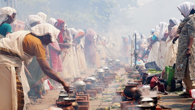 ഇന്ന് ആറ്റുകാൽ പൊങ്കാല: ഭക്തിനിർഭരമായി തലസ്ഥാനം; പണ്ടാര അടുപ്പിലേക്ക് തീ പകരൽ 9.45 ന്, നിവേദ്യം ഉച്ചയ്ക്ക് 2.15 ന്