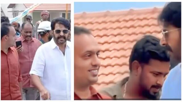 ‘നിങ്ങൾ എന്തിനാണ് എപ്പോഴും എന്റെ കൂടെ നിൽക്കുന്നത്’, സിപിഎം ജില്ലാ സെക്രട്ടറിയോട് മാറിനിൽക്കാൻ പറഞ്ഞ് മമ്മൂട്ടി; വയനാട് ടൗൺഷിപ്പ് സന്ദർശനത്തിനിടെ അതൃപ്തി