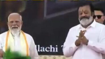 സംസ്ഥാനത്ത് 10,800 കോടിയുടെ വികസന പദ്ധതികളുടെ ഉദ്ഘാടനം നിർവഹിച്ച് പ്രധാനമന്ത്രി; ആറന്മുള കണ്ണാടി നൽകി പ്രധാനമന്ത്രിയെ സുരേഷ് ഗോപി സ്വീകരിച്ചു