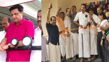 മന്ത്രി റിയാസിന്റെ പ്രതിഷേധ റോഡ് ഷോയ്ക്ക് പ്രതികാരമായി ആരോഗ്യമന്ത്രി ഉദ്ഘാടനം ചെയ്യേണ്ട ഹെൽത്ത് ലാബ് ഉദ്ഘാടനം ചെയ്‌ത്‌ ബിജെപി