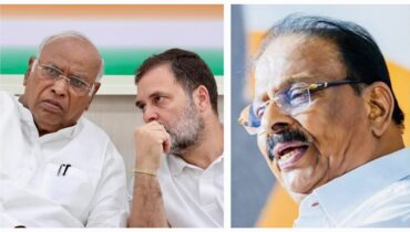 സീറ്റ് വിവാദത്തിൽ ഇടഞ്ഞ കെ സുധാകരനെ അനുനയിപ്പിക്കാൻ തിരക്കിട്ട നീക്കം, ഡൽഹിക്ക് വിളിപ്പിച്ച് ഹൈക്കമാൻഡ്; രാഹുലും ഖർഗേയുമായി കൂടിക്കാഴ്ച