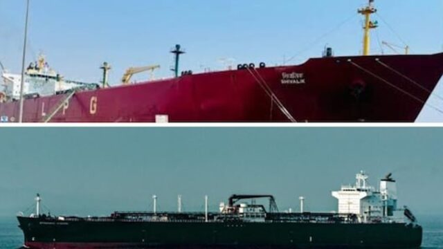 എൽപിജിയുമായി രണ്ടാമത്തെ കപ്പലും ഇന്ത്യയിലേക്ക്; ‘നന്ദാ ദേവി’യും ഹോർമുസ് കടലിടുക്ക് കടന്നു