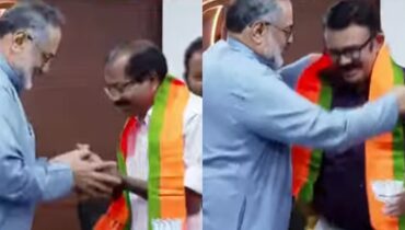 കെപിസിസി സെക്രട്ടറി തൊടിയൂർ രാമചന്ദ്രൻ ബിജെപിയിൽ;  രാജീവ്‌ ചന്ദ്രശേഖർ അംഗത്വം നൽകി സ്വീകരിച്ചു