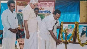 വി.ഡി. സതീശനെതിരേ ആർഎസ്എസ് ബന്ധം ആരോപിച്ച് മുഖ്യമന്ത്രി;  ഗോൾവാൾക്കറുടെ ഫോട്ടോക്ക് മുമ്പിൽ താണുവണങ്ങി വിളക്കുകൊളുത്തിയത് ഏത് ഡീൽ?