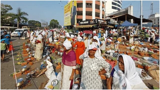 ഭക്തിസാന്ദ്രമായ ആറ്റുകാൽ പൊങ്കാലയ്ക്ക് സമാപനം; നിവേദ്യം കഴിഞ്ഞ് ഭക്തലക്ഷങ്ങൾ മടങ്ങി