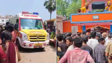 നളന്ദയിലെ ശീത്‌ല ക്ഷേത്രത്തിൽ തിക്കും തിരക്കും: എട്ട് സ്ത്രീകൾ മരിച്ചു, പത്തോളം പേർക്ക് പരുക്ക്