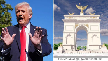 ആർക്ക് ഡി ട്രംപ് ; വാഷിങ്ടൺ ഡിസിയുടെ മുഖഛായ മാറ്റാൻ വരുന്നു കൂറ്റൻ വിജയ കമാനം