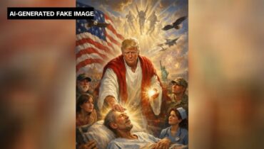 ട്രംപിനെ യേശുക്രിസ്തുവായി ചിത്രീകരിച്ച പോസ്റ്റ് അപ്രത്യക്ഷമായി; മാർപ്പാപ്പയുമായുള്ള പോര് മുറുകുന്നതിനിടെ സോഷ്യൽ മീഡിയയിൽ നാടകീയ നീക്കങ്ങൾ