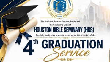 ഹൂസ്റ്റൺ ബൈബിൾ സെമിനാരിയുടെ 4-ാമത് ഗ്രാജുവേഷൻ സർവീസ് മേയ് 16ന്