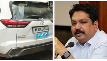 വിരമിച്ച ശേഷവും വാഹനത്തിൽ ഡിജിപിയുടെ സ്റ്റാർ ബോർഡ്,  തച്ചങ്കരിക്കെതിരെ കേസെടുക്കാൻ പൊലീസ് മേധാവിയുടെ ഉത്തരവ്