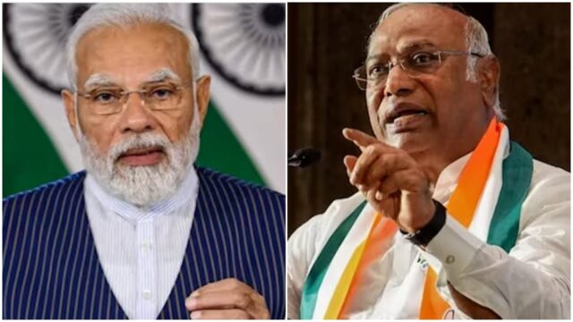 പ്രധാനമന്ത്രിക്കെതിരെ ‘ഭീകരവാദി’ പരാമർശം: മല്ലികാർജുൻ ഖർഗെയ്ക്ക് തിരഞ്ഞെടുപ്പ് കമ്മീഷന്റെ നോട്ടീസ്; 24 മണിക്കൂറിനകം മറുപടി നൽകണം