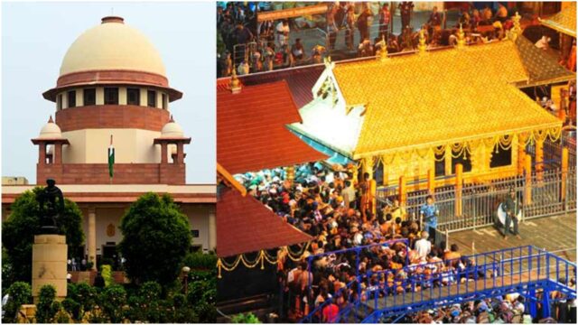 ക്ഷേത്രങ്ങളിൽ എത്തുന്നവർ ആചാരങ്ങൾ പാലിക്കണം, അവിശ്വാസികൾക്കും മതപരമായ കാര്യങ്ങളിൽ കോടതിയെ സമീപിക്കാം; ശബരിമല കേസ് പരിഗണിക്കവേ നിർണ്ണായക നിരീക്ഷണം