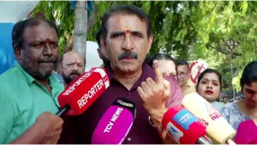 ‘ലീഗിൽ ചേർന്ന ഹരിഗോവിന്ദൻ സോപാനസംഗീതം ഒഴിവാക്കുന്നതാണ് നല്ലത്’; ഗുരുവായൂരിൽ ജയപ്രതീക്ഷയെന്ന് വോട്ട് ചെയ്ത ശേഷം ബി ഗോപാലകൃഷ്ണൻ