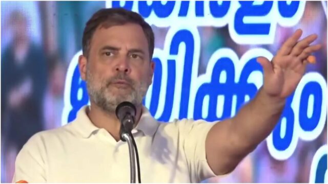 കേരളം മുഴുവൻ മുഖ്യമന്ത്രിയുടെ പരസ്യം, ഇവിടത്തെ രാജാവാണെന്ന് പിണറായി കരുതുന്നു; കടന്നാക്രമിച്ച് രാഹുൽ ഗാന്ധി