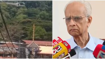 ശബരിമല സന്നിധാനത്തിന് മുകളിൽ ഹെലികോപ്റ്റർ പറന്നതിൽ സുരക്ഷാ പ്രശ്നമില്ലെന്ന് ദേവസ്വം പ്രസിഡന്റ്; സാങ്കേതിക പ്രശ്നം കോസ്റ്റ് ഗാർഡ് അറിയിച്ചെന്നും ജയകുമാർ