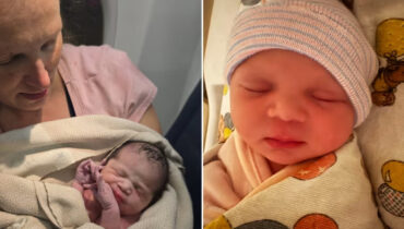 വിമാനം ലാൻഡ് ചെയ്യാൻ മിനിറ്റുകൾ മാത്രം; ആകാശസീമയിൽ ‘കുഞ്ഞതിഥി’ക്ക് പിറവി, ഷൂ ലേസ് കൊണ്ട് പൊക്കിൾകൊടി കെട്ടി പാരാമെഡിക്കുകൾ