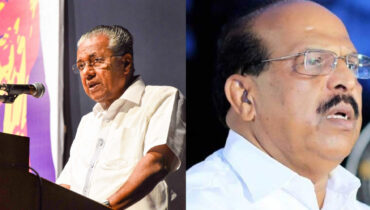 സുധാകരൻ കോൺഗ്രസ് തൊപ്പി അണിഞ്ഞു, ബിജെപിയുടെയും സ്ഥാനാർത്ഥി; മുഖ്യമന്ത്രിയുടെ രൂക്ഷവിമർശനം