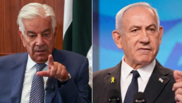 കാൻസർ ബാധിച്ച രാജ്യം, ‘മനുഷ്യരാശിയുടെ ശാപം’; ഇസ്രയേലിനെതിരെ ആഞ്ഞടിച്ച് പാക് പ്രതിരോധ മന്ത്രി; മറുപടിയുമായി നെതന്യാഹു