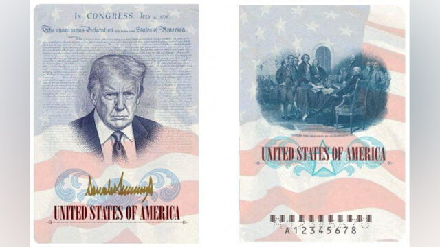 ഇനി യുഎസ് പാസ്‌പോർട്ടിലും ട്രംപിൻ്റെ ചിത്രം; 250-ാം സ്വാതന്ത്ര്യ വാർഷികത്തിൽ പുതിയ പരിഷ്‌കാരം