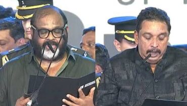 ഇടത് മൂല്യങ്ങൾ കൈവിടാതെ വിഡി സതീശൻ സർക്കാരിൽ “സഗൗരവം” സത്യപ്രതിജ്ഞ ചെയ്ത് രണ്ട് മന്ത്രിമാർ