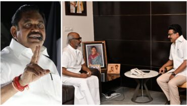 തമിഴ്നാട്ടിൽ അനിശ്ചിതത്വം തുടരുന്നു; രാഷ്ട്രീയ നീക്കങ്ങളുമായി രജനികാന്തും ഇപിഎസും, ഡിഎംകെ നേതാവ് രജനിയുടെ വീട്ടിലെത്തി