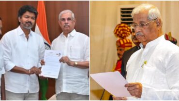 ചെക്ക് വെച്ച് ഗവർണർ, സർക്കാർ രൂപീകരിക്കാൻ വിജയ് കേവല ഭൂരിപക്ഷം തെളിയിക്കണം, 118 എംഎൽഎ മാരുടെ കത്ത് വേണമെന്ന് ആർലേക്കർ; തമിഴ്നാട്ടിൽ സത്യപ്രതിജ്ഞ നീളും