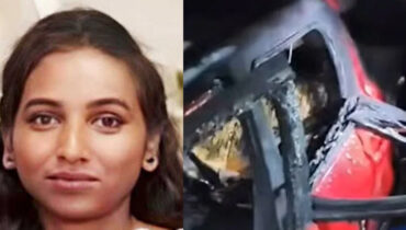 കോഴിക്കോട് കാറിന് തീപിടിച്ച് ദാരുണാപകടം: ഗർഭിണി വെന്തുമരിച്ചു, ഭർത്താവിന് ഗുരുതര പരുക്ക്
