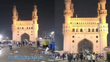 ചാർമിനാറിന് ചുറ്റും മാലിന്യക്കൂമ്പാരം: ഹൈദരാബാദിനെ നാണിപ്പിച്ച് അമേരിക്കൻ വ്ളോഗറുടെ വീഡിയോ