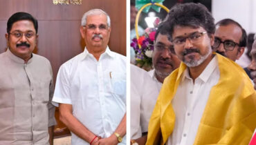 അധികാര വടംവലിക്ക് പിന്നാലെ വ്യാജ കത്ത് വിവാദവും: ടിവികെയ്ക്കെതിരെ ടി.ടി.വി ദിനകരൻ പൊലീസിൽ പരാതി നൽകി, വിഡിയോ തെളിവ് പുറത്തുവിട്ട് വിജയ് പക്ഷം