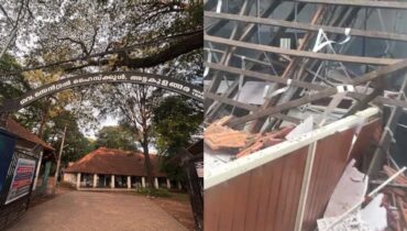സ്കൂൾ തുറന്ന ദിനം, അട്ടക്കുളങ്ങര ഗവൺമെന്റ് സ്കൂൾ കെട്ടിടത്തിന്റെ മേൽക്കൂര തകർന്നു വീണു; വൻ ദുരന്തം ഒഴിവായി