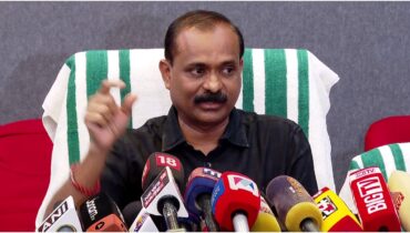 ‘ശബരിനാഥ് ആന്തൂറിയം പൂവുമായി മഴയത്ത് നിൽക്കുന്നു, ദീപക്ക് അവലോസുണ്ട നൽകുന്നില്ല’; അവിശ്വാസ നീക്കത്തെ പരിഹസിച്ച് മേയർ വി.വി. രാജേഷ്