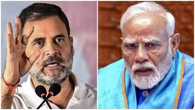 ‘മോദി കോംപ്രമൈസ്ഡ് പ്രധാനമന്ത്രി, ഭാരത മാതാവിന്റെ മക്കളെ സംരക്ഷിക്കാൻ കഴിയില്ല’; യുഎസ് ആക്രമണത്തിൽ ഇന്ത്യൻ നാവികർ കൊല്ലപ്പെട്ടതിലെ മൗനത്തെ വിമർശിച്ച് രാഹുൽ ഗാന്ധി