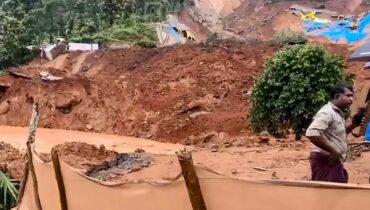 വയനാട്  മണ്ണിടിച്ചിൽ; ദുരന്തത്തിൽ മൂന്ന് മരണം, ഏഴ് പേരെ കാണാതായി