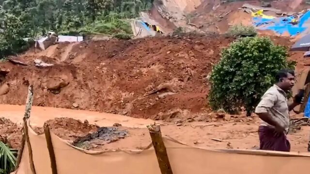 വയനാട്  മണ്ണിടിച്ചിൽ; ദുരന്തത്തിൽ മൂന്ന് മരണം, ഏഴ് പേരെ കാണാതായി