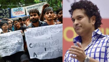 ‘തോറ്റാലും കുഴപ്പമില്ല, തട്ടിപ്പ് നടത്തരുത്’, അച്ഛന്റെ വാക്കുകളുമായി വിദ്യാർഥി പ്രതിഷേധത്തിന്  പിന്തുണ പ്രഖ്യാപിച്ച്  സച്ചിൻ തെണ്ടുൽക്കർ