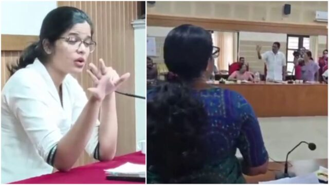പാലയിൽ കടുപ്പിച്ച് കോൺഗ്രസ്, ദിയ ബിനു പുളിക്കക്കണ്ടത്തിനുള്ള പിന്തുണ പിൻവലിക്കാൻ പ്രമേയം പാസാക്കി; ‘ഡിവൈഎഫ്ഐക്ക് വേണ്ടിയുള്ള ഒത്തുകളി അംഗീകരിക്കാനാകില്ല’