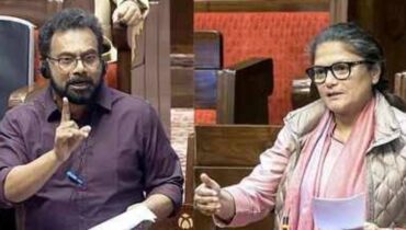 ജോൺ ബ്രിട്ടാസിനെതിരെ ബിജെപി എംപിയുടെ ‘ലുങ്കീവാലാ’ പരാമർശം;  രാജ്യസഭയിൽ ബഹളം