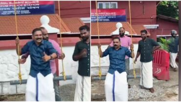 പൊലീസ് സ്റ്റേഷന് മുന്നിൽ ഊഞ്ഞാലിലാടി ഇ ഡി കേസ് പ്രതികളുടെ ഓണാഘോഷം, എഡിജിപി അന്വേഷണത്തിന് ഉത്തരവിട്ടു; ജാമ്യം റദ്ദാക്കാൻ പോലീസ്